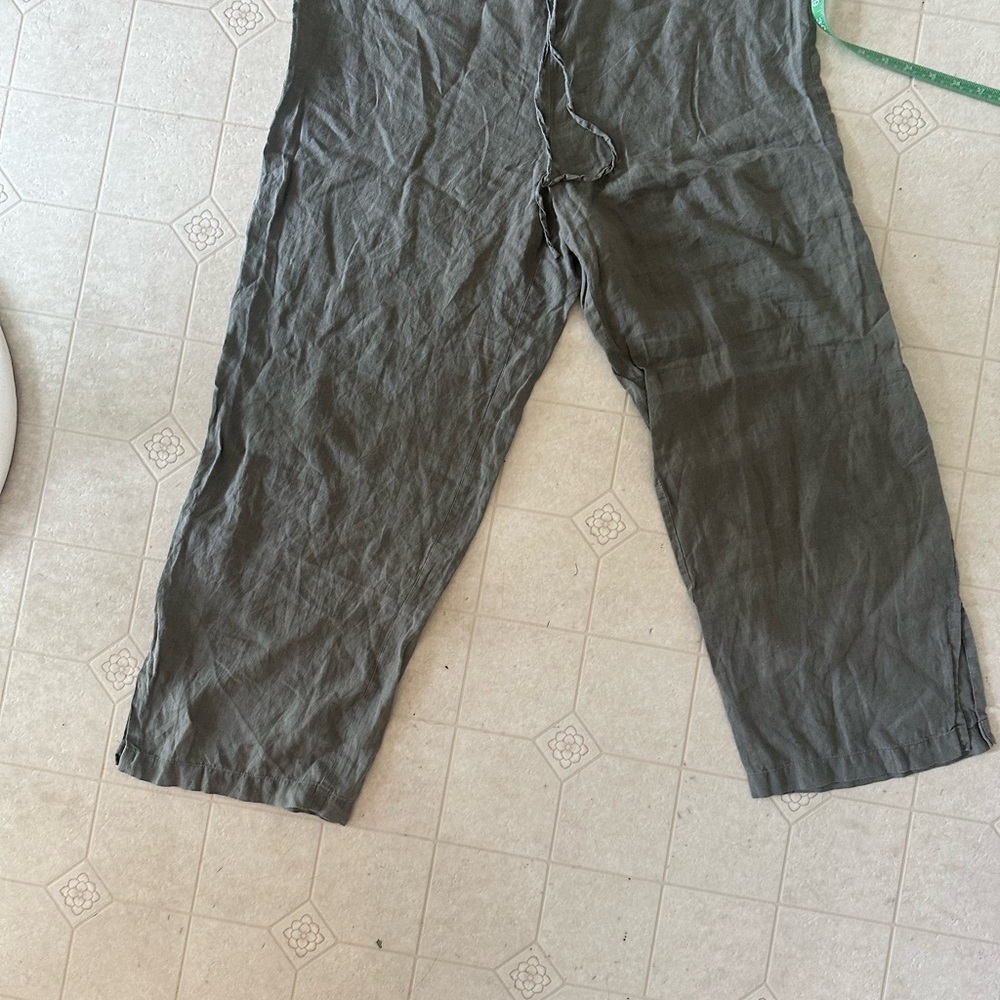 Eileen Fisher women’s linen drawstring pants